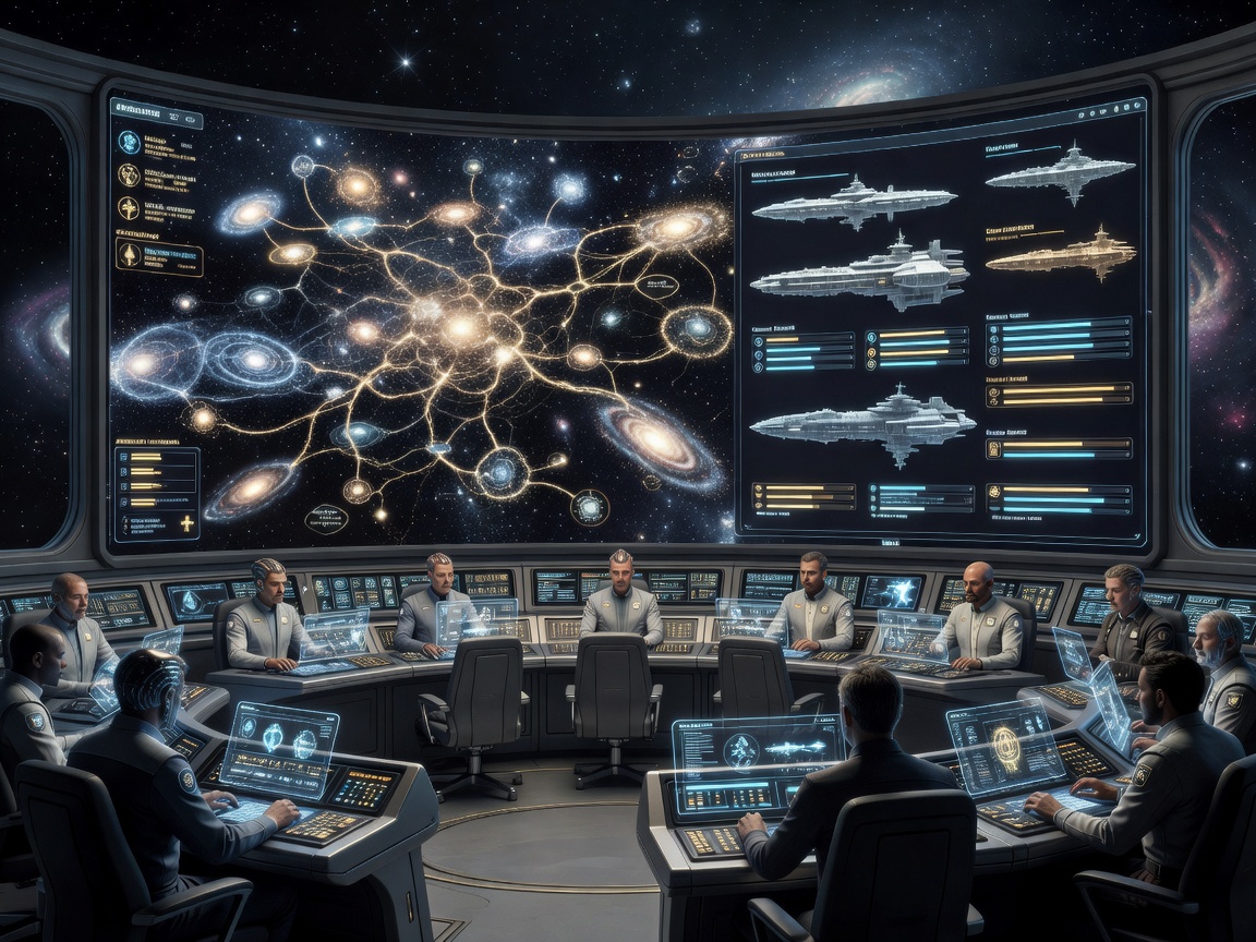 Stellaris ja 4X-avaruusstrategiapelien taloudenhallinta ja laivaston rakennus